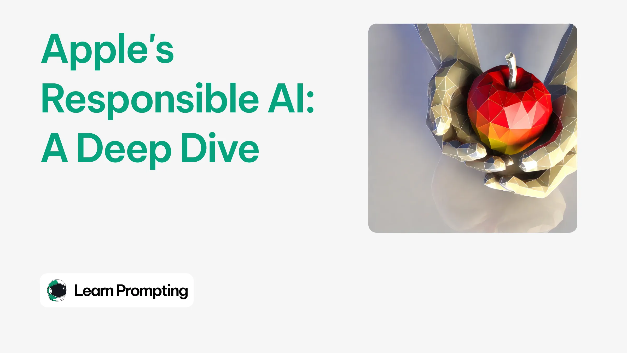Apple Intelligence Responsible AI cover