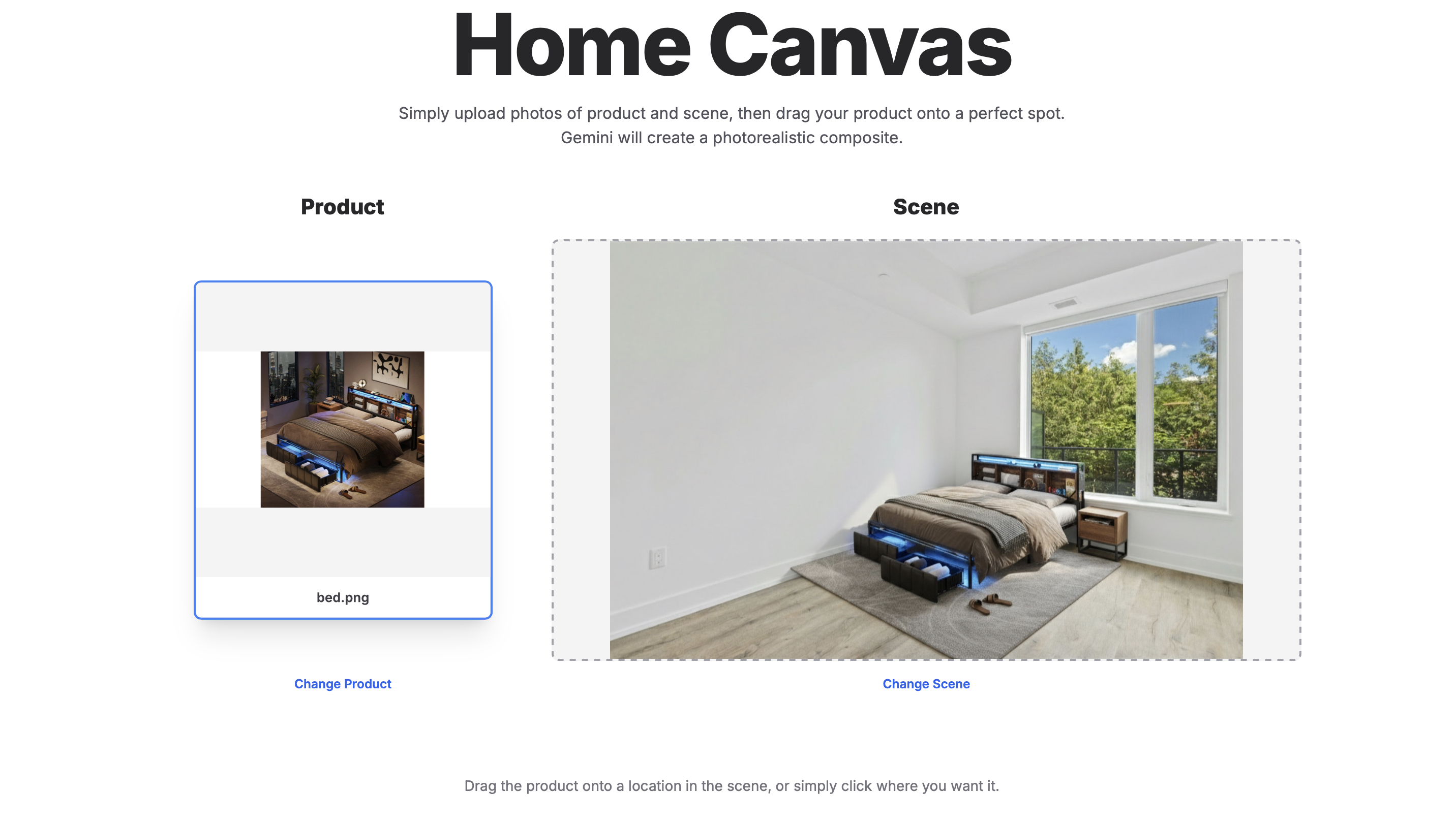 Combining Images with Gemini Image Blending Example